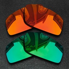 US Orange Green Polarized Anti-Scratch Replacement Lenses For-Spy Optic Logan