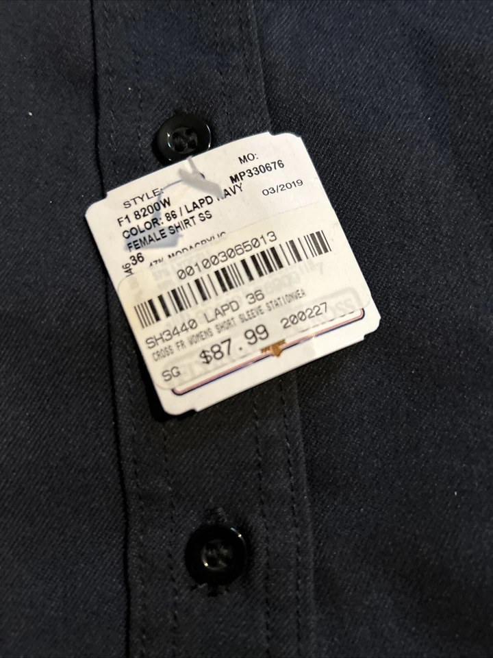 F1 8200W LAPD NAVY FEMALE SHIRT - Image 2 of 4