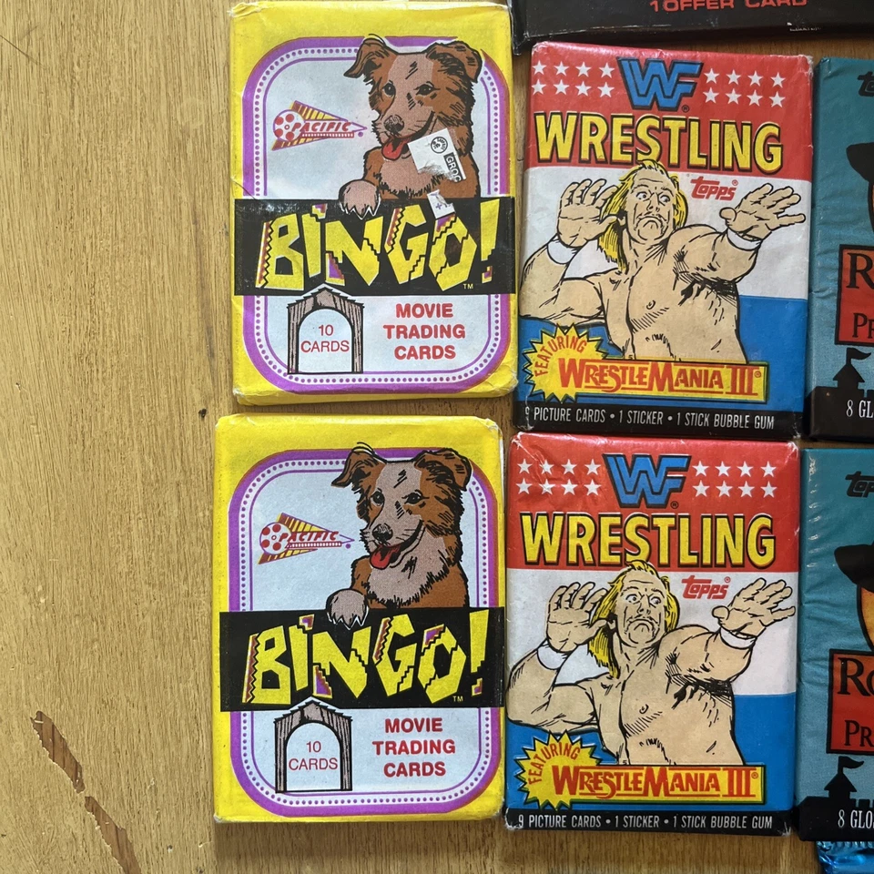 1991 Tops Trading Cards TMNT Bingo WWF Robinhood MTV Star Trek Terminator Space - Image 2 of 4