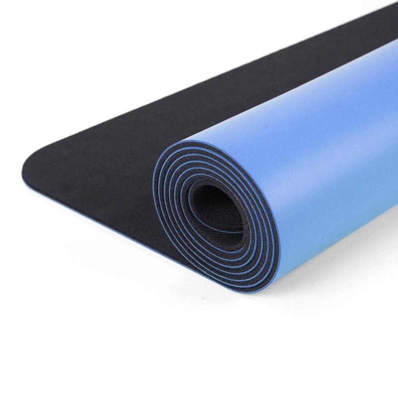 Widened Thick Non-Slip PU Rubber Yoga Mat for Enhanced Stability