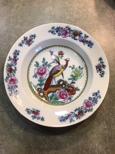 BOL À SOUPE ANCIEN CHELSA FAISAN WHIELDON WARE 8,75” 🔴🔴🔥🔥🔥🇬🇧🔴🔥 - Photo 1/6