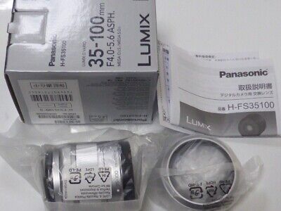 Panasonic LUMIX G VARIO 35-100mm F4.0-5.6 H-FS35100-S Silver from Japan New