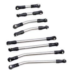 Power Hobby 8pc Stainless Steel High Clearance Links Set, Axial SCX24 Betty