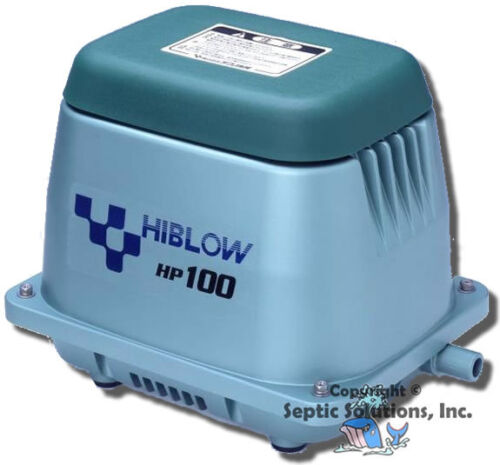 HIBLOW HP-100LL SEPTIC AIR PUMP AERATOR POND AERATION PUMP - Picture 1 of 1