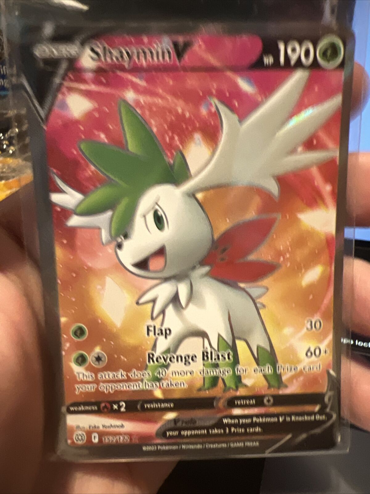 Card Pokemon Shaymin V Original Copag