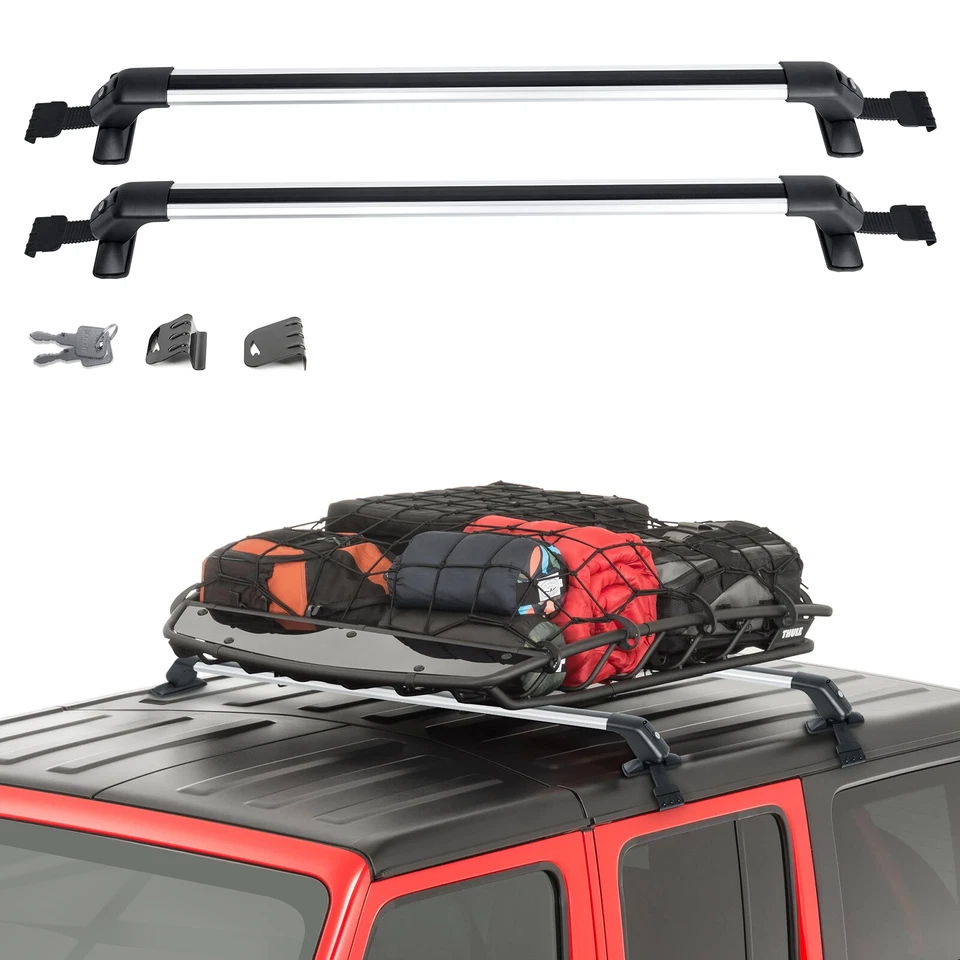 For Volkswagen Golf MK6 MK7 GTI 43" Car Top Roof Rack Cross Bar Luggage Carrier - Image 2 of 4