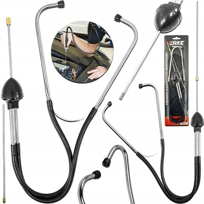 VERKE Stetoscopio da Officina Meccanica Sonda Flessibile Rumori Motore Diagnosi Auto