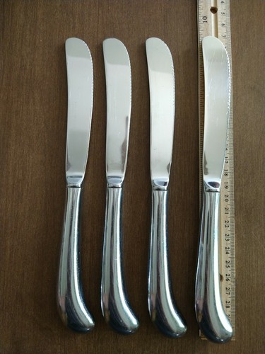Lot of 4 Cambridge AMERICAN PRIDE Stainless Dinner Knives Glossy Flatware - Picture 4 of 4