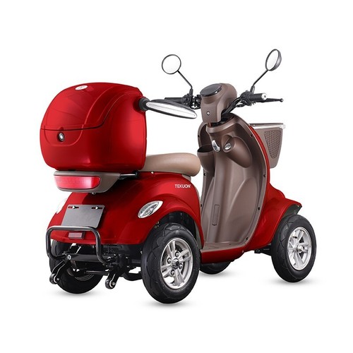Silla de ruedas electrica Assistant L 1000w minusvalido 4 ruedas en color rojo - Imagen 2 de 4