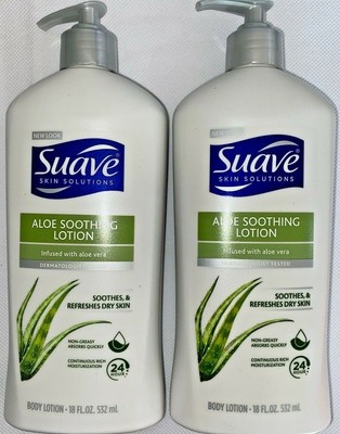 suave aloe vera lotion