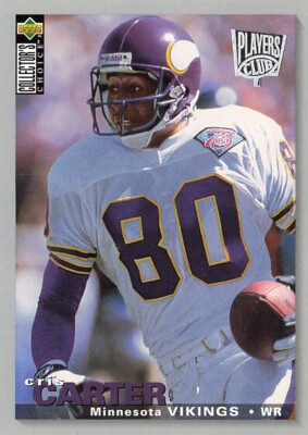 1995 Collector's Choice Player's Club #98 Cris Carter Minnesota Vikings