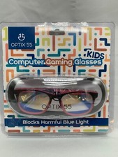 Optix 55 Kids Computer Gaming Glasses Blue Light Blocking Comfortable Safe NIB