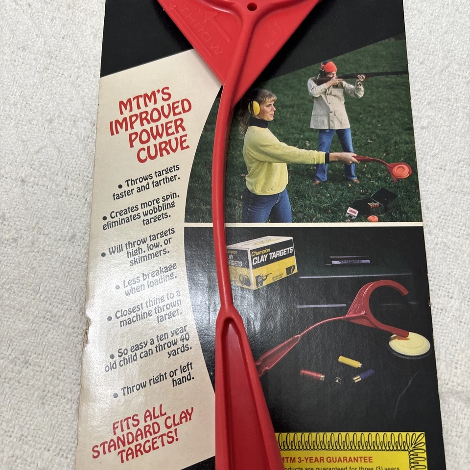 Estuche MTM Gard EZ Throw II Power Curve Arcilla Objetivo Lanzador Skeet Trap Tiro Foto 3 de 4