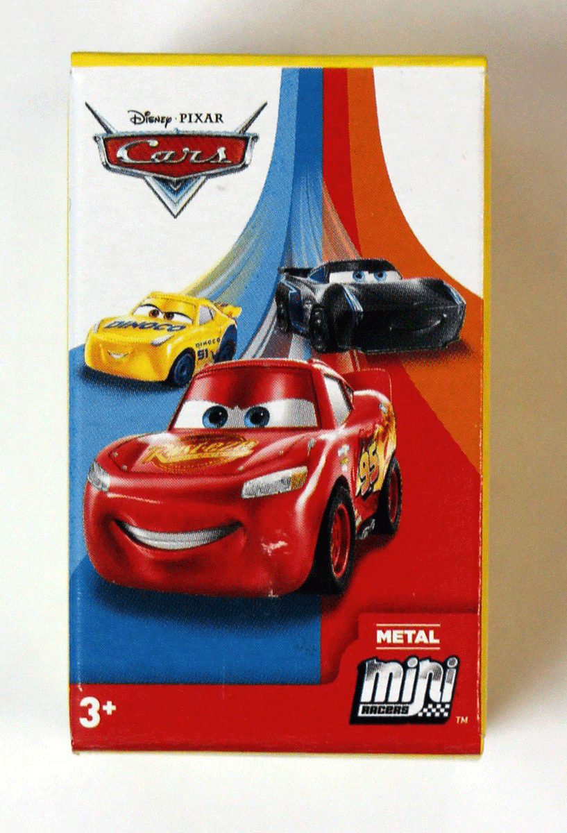 Disney Pixar Cars Mini Racers Metallic Rust Eze Lightning McQueen