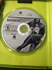 Madden NFL 07 Xbox 360 NFR Disc - Perfect Disc, Case Okay.