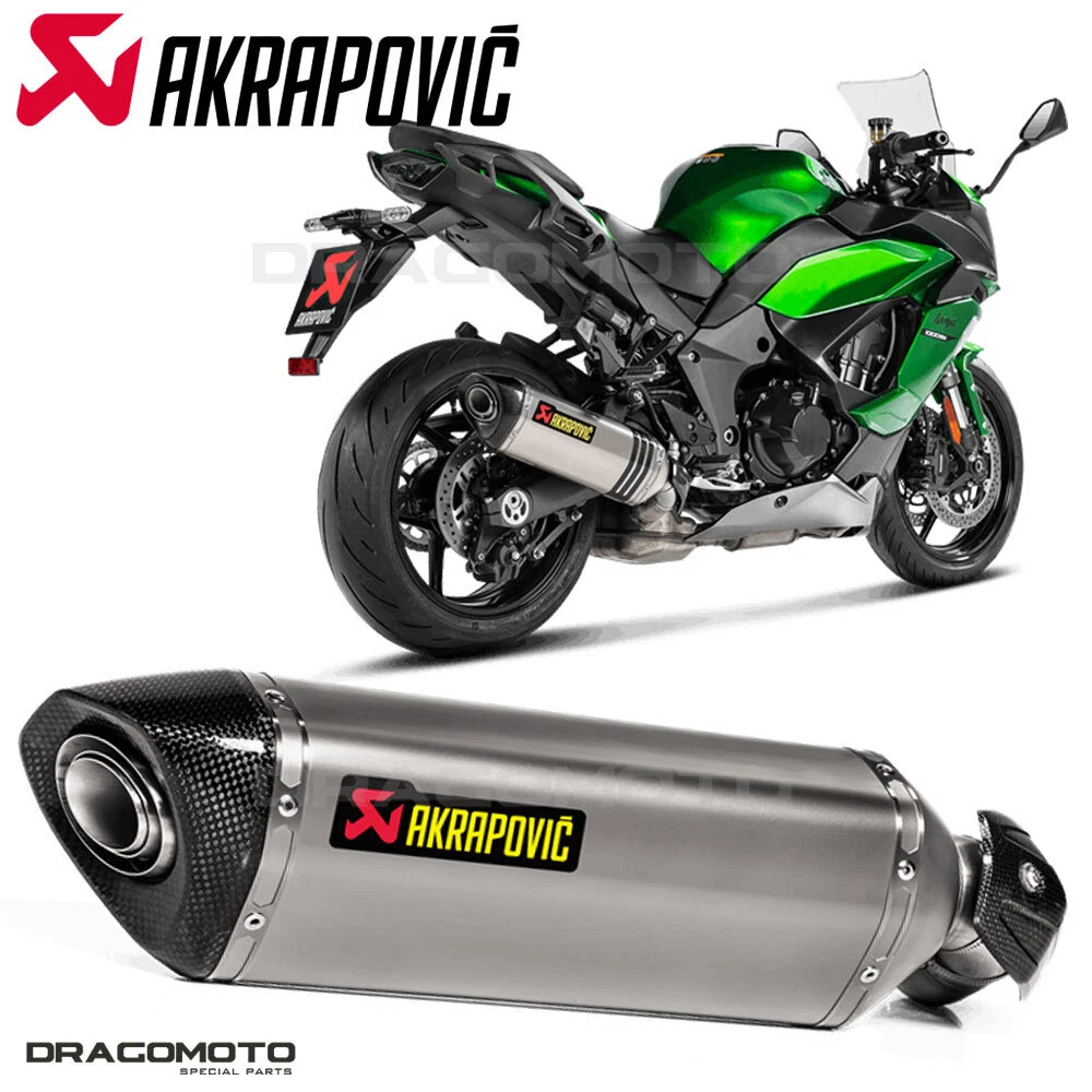 KAWASAKI NINJA 1000 SX 2020-2023 Scarico AKRAPOVIC Titanio S-K10SO24-HRT