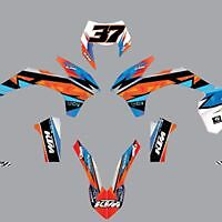 MX graphics !!! VECTOR TEMPLATE FILE with Design !!! NOT STICKERS!!!
