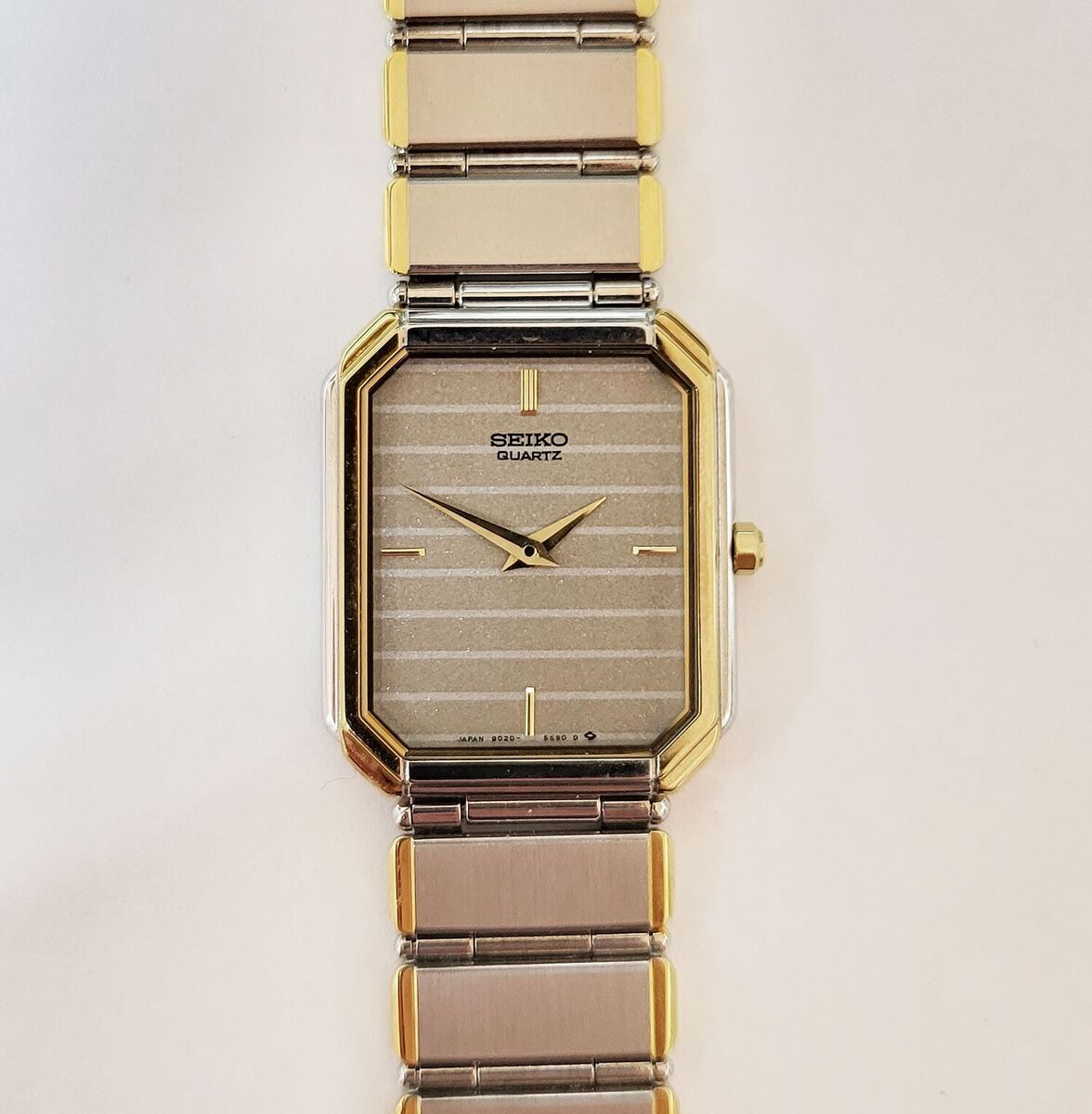 Vintage Seiko Quartz Men's Dress Watch Octagon Case from Vintage Seiko Quartz Men's Dress Watch Octagon Case from
