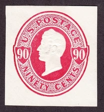 US U105 90c Envelope Cut Square Mint SCV $140