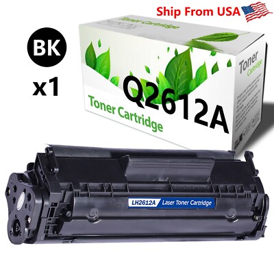 1PK Q2612A HP12A Toner Cartridge| HP Laser Jet 1018 3015MFP 3030MFP Printer