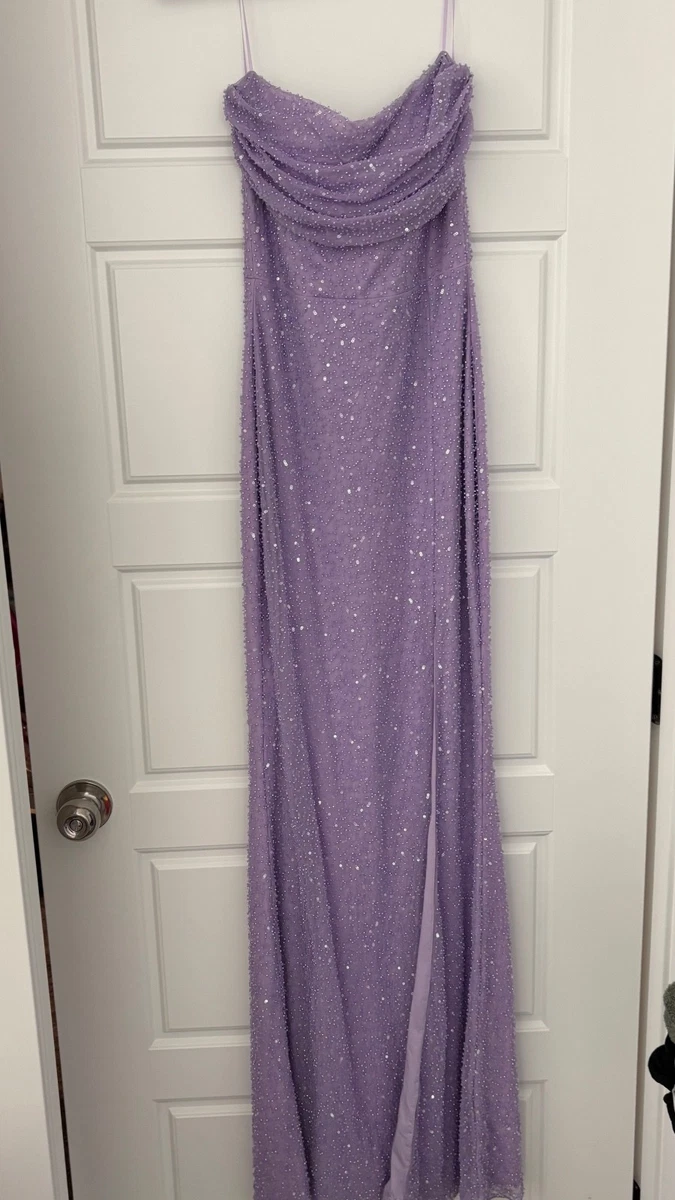 windsor purple glitter dress Chic Pink Short Prom Dress Sheath Strapless Birthday Dress Sequins Gra –  EvaFashionDress main image 0