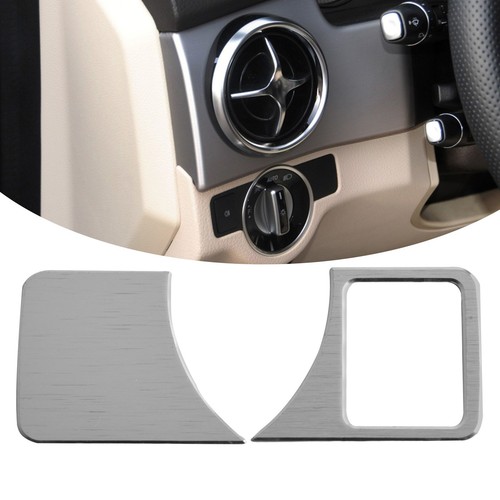 Garniture bouton interrupteur phare argent haute qualité pour Mercedes ML W166 GL X166 - Photo 4/20