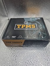 Car Solar Tpms Tire Pressure Monitoring System 4 External Sensors