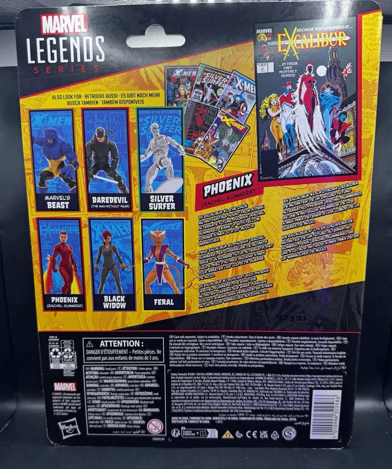 Figura X-Men Marvel Legends Series Phoenix Rachel Summers Excalibur 6" ¡EN STOCK! Foto 2 de 2