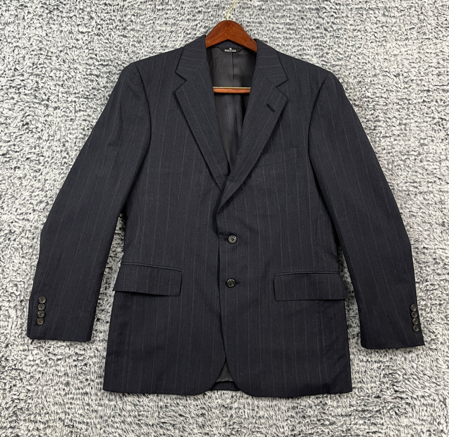 Vintage Polo University Club Ralph Lauren Suit Jacket Mens 40 Navy Wool USA