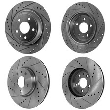 Front & Rear Brake Disc Rotors for Ford Fusion Lincoln MKZ 2013-2016