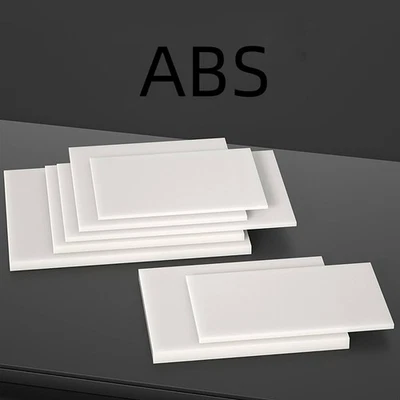 ABS Kunststoffplatte 50-300mm Weiss-Stärken 0,5/0,8/1~3mm-Einseitige Schutzfolie - Bild 1 von 4