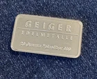 20 gram Geiger Silver Bar .999 Fine, 125