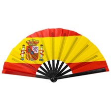 Spain Large Hand Fan National Country Folding Fan Sports Festivals Party Fan