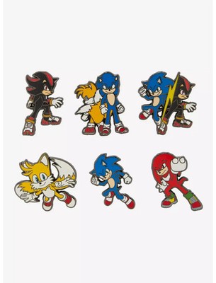 Lot of 5 Sonic The Hedgehog 3 Characters Blind Box Enamel Pin Sealed New