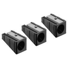 3Pack Cue Tip Trimmer Pool Cue Shaper Billiards Pool Cue Tip Repair Tool Black