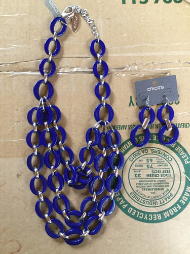 Chico's necklace and earring set Chico's jewelry set Chico's jewelry lot