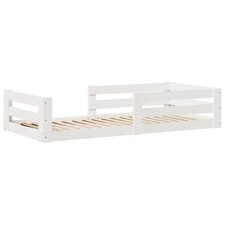 Bed Frame without Mattress Bedroom Bed Base Bedstead Solid Wood Pine vidaXL