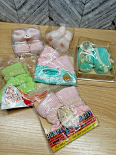 Vintage Baby Booties Socks Lot of 6 Packs of 4 New Old Stock NOS