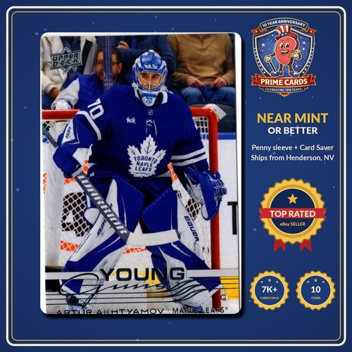 2025-26 Upper Deck Young Guns Artur Akhtyamov #722 rookie card
