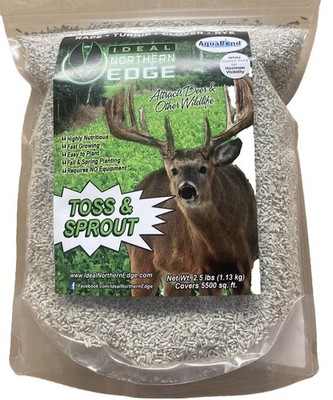 Ideal Northern Edge Toss & Sprout Food Plot Seed 2.5lbs 93929