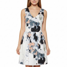 Love...ady Fit and Flare Floral Dress Size M