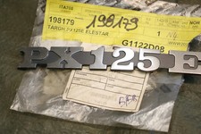 emblema originale 198179 Vespa PX 125 E Elestart Targhetta emblema targhetta alluminio