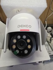 DEKCO 2K HD Wi-Fi Security Camera Outdoor DC5L   3MP Pan/Tilt Color Night Vision