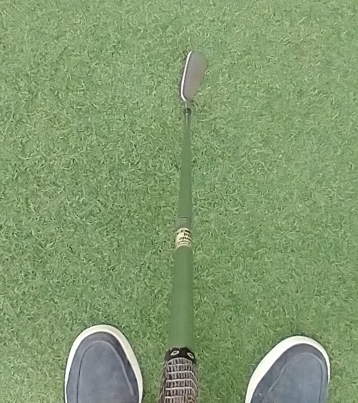 GOLDEN RAM TOUR GRIND AXIAL # 9 IRON FREQUENCY MATCHED LH 37" STEEL SHAFT - Image 2 of 4