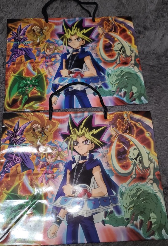 2 vintage 1996 Yu-Gi-Oh! Kazuki Takahashi party gift bags