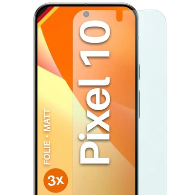 3x Schutzfolie Matt für Google Pixel 10 Displayschutz Handyfolie 4H Anti Reflex - Bild 1 von 4