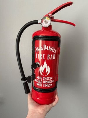 Red Tennessee Fire Neuheit Minibar Getränke Schrank Jack Daniels Firehouse