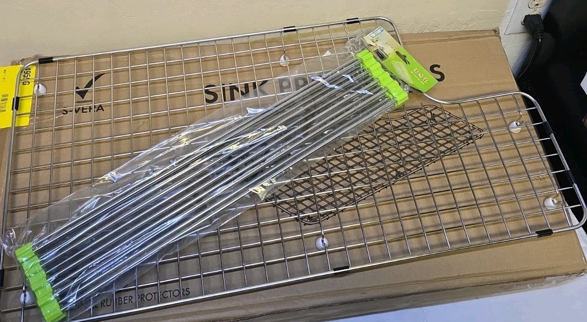 Lot of 8 Appliance Parts Frigidaire Water Filter Fridge Bin Sink Grid Pulls photo 2