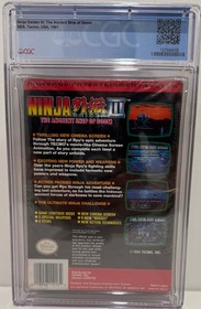 Ninja Gaiden III: The Ancient Shadow Ship of Doom Nes CGC 8.0 B+ SEALED!