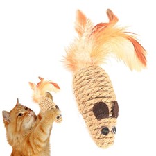 Toy Mice for Cats Portable Rope Mice Toy for Cats Elastic Cat relaxing